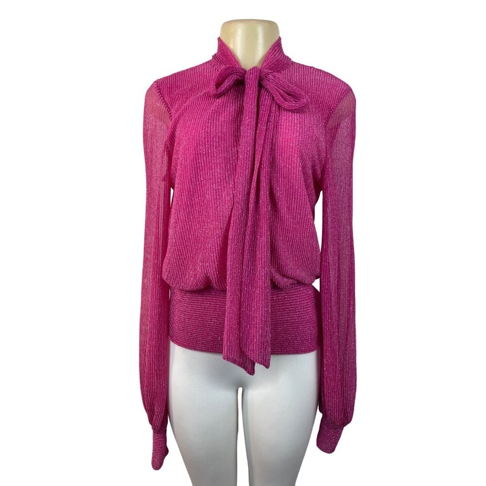Kristinit Women's Fuchsia Blouse Sz M